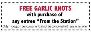 Free Garlic Knots