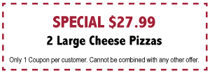Special Price Pizzas