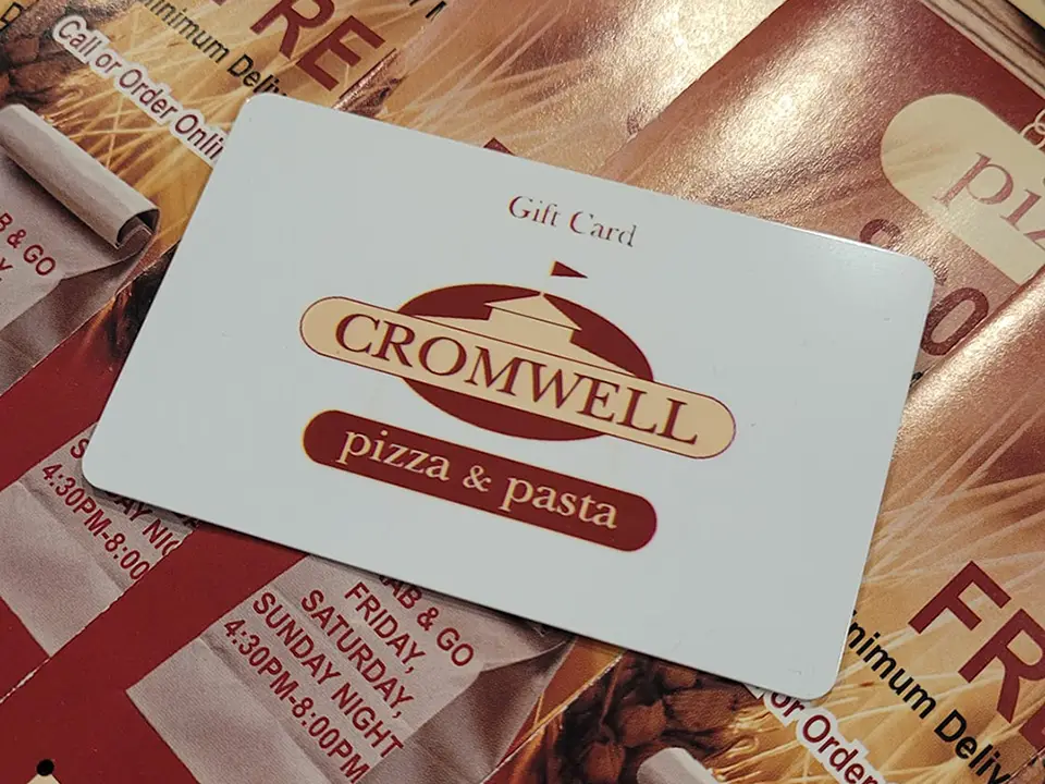 Cromwell Pizza & Pasta Gift Cards